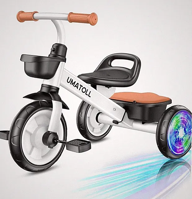 Umatoll Tricycle for Toddlers 2-5 Year Old, Ajustable Toddler Bike Outdoor Toys
